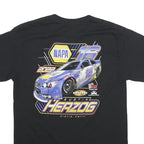GILDAN Mens Black Austin Herzog Graphic T-Shirt M Short Sleeve Crew Neck Car