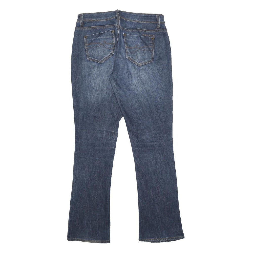 DKNY Womens Jeans Blue Slim Bootcut Denim Medium W30 L32 Stylish Comfort