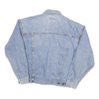 LEE COOPER Mens Blue Denim Jacket M Cotton Blend Button Closure Classic Fit