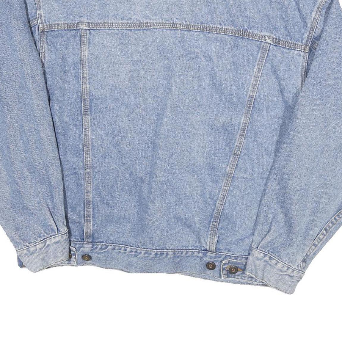 LEE COOPER Mens Blue Denim Jacket M Cotton Blend Button Closure Classic Fit