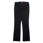 DICKIES Womens Trousers Black Slim Bootcut W28 L32