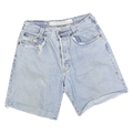 DIESEL Womens Denim Blue & Light Blue Casual Shorts M W30 Relaxed Fit Button