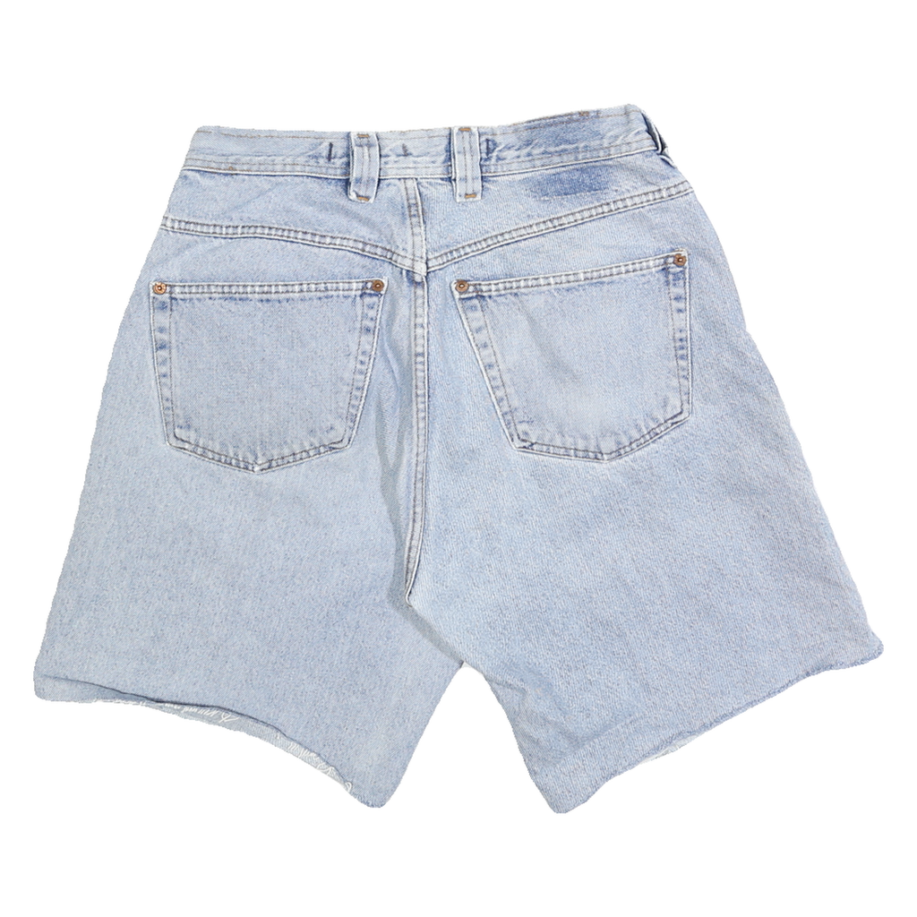 DIESEL Womens Denim Blue & Light Blue Casual Shorts M W30 Relaxed Fit Button