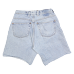 DIESEL Womens Denim Blue & Light Blue Casual Shorts M W30 Relaxed Fit Button