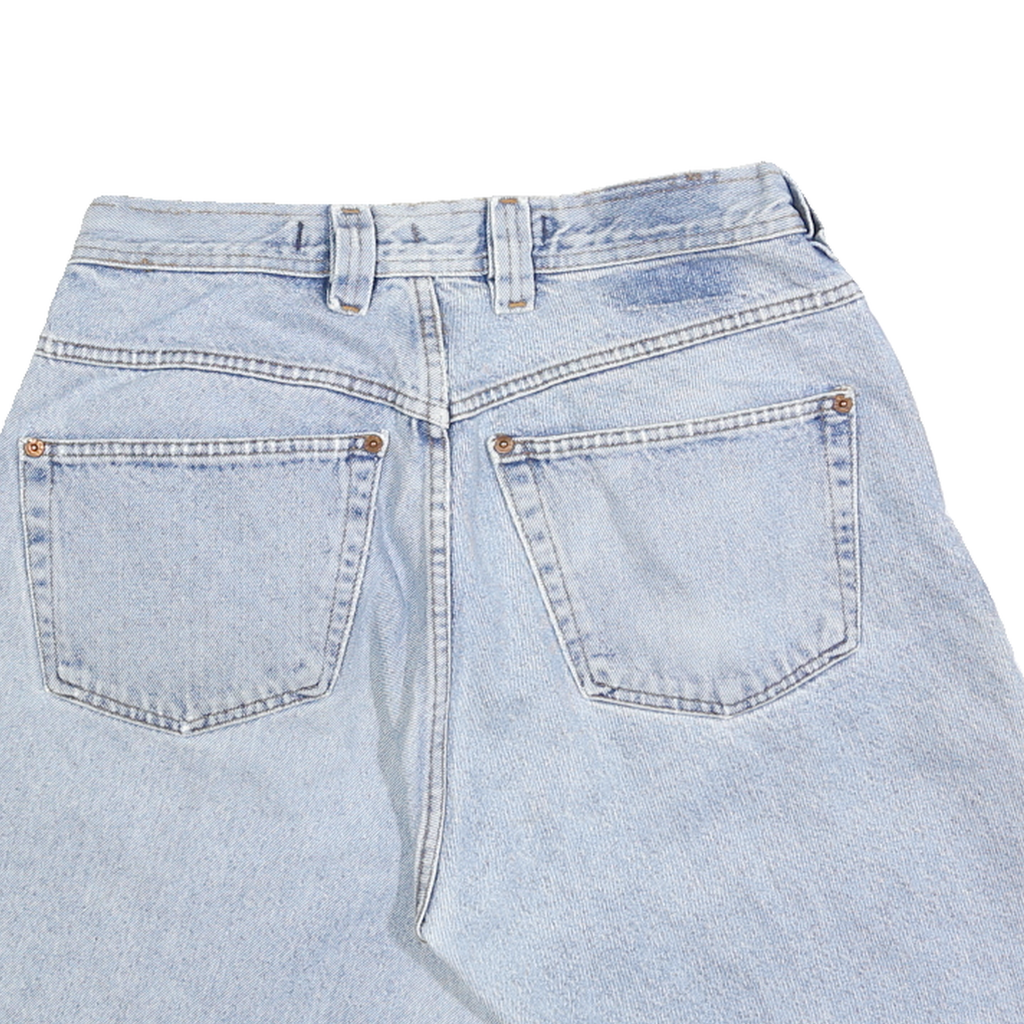 DIESEL Womens Denim Blue & Light Blue Casual Shorts M W30 Relaxed Fit Button