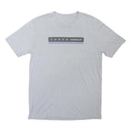 UNDER ARMOUR Mens Grey & Blue Graphic T-Shirt M Short Sleeve Crew Neck Casual