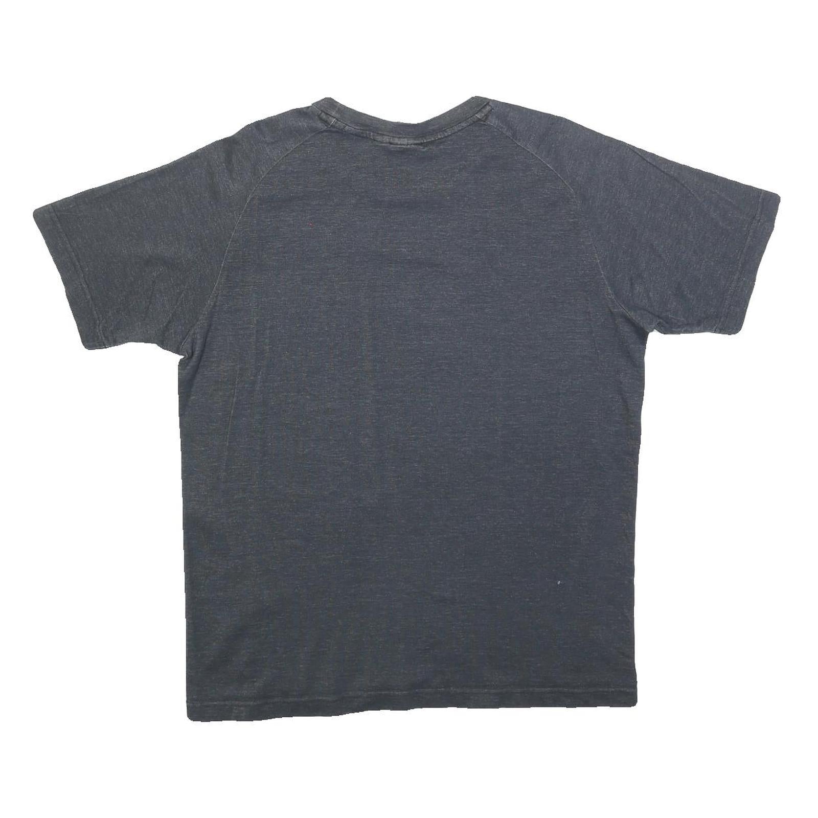 PUMA Mens Grey Graphic T-Shirt L Short Sleeve Crew Neck Cotton Blend Casual