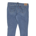 LEVI'S 711 Womens Jeans Blue Regular Skinny Denim Medium W33 L28 Stylish