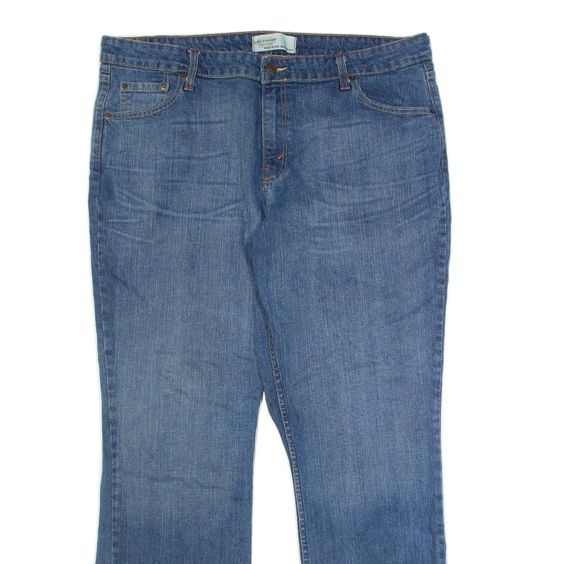 LEVI'S Womens Jeans Blue Regular Bootcut W40 L32