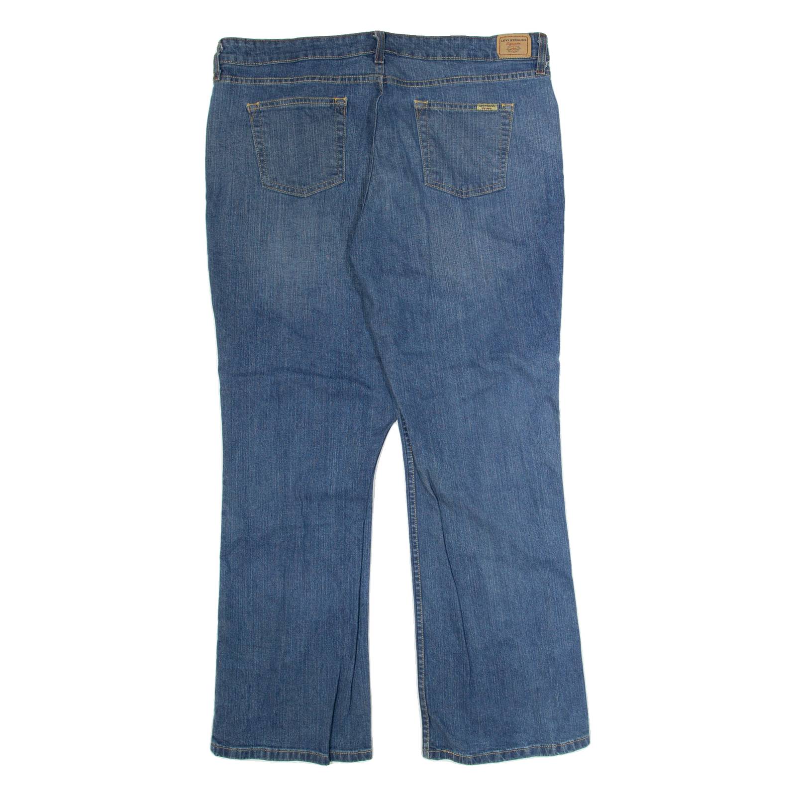 LEVI'S Womens Jeans Blue Regular Bootcut W40 L32