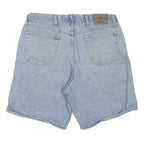 WRANGLER Womens Denim Light Blue Casual Shorts XL W38 Cotton Blend