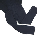 DICKIES Womens Black Cotton Dungarees Regular Fit M W32 L28 Workwear