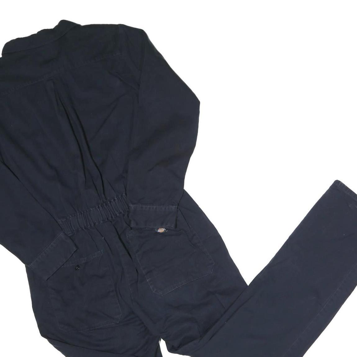 DICKIES Womens Black Cotton Dungarees Regular Fit M W32 L28 Workwear