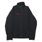 MAMMUT Mens Black Outdoor Jacket M Polyester Blend Zip Plain Lightweight