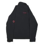 MAMMUT Mens Black Outdoor Jacket M Polyester Blend Zip Plain Lightweight