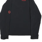 MAMMUT Mens Black Outdoor Jacket M Polyester Blend Zip Plain Lightweight