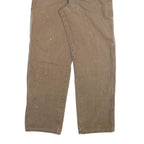 DICKIES Mens Jeans Beige Regular Straight Denim Rinse W32 L32 Workwear Cotton