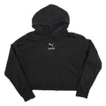 PUMA Cropped Womens Black Hoodie S