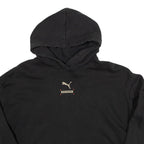 PUMA Cropped Womens Black Hoodie S