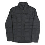 TOMMY HILFIGER Womens Black Quilted Jacket XS Polyester Blend Zip Casual