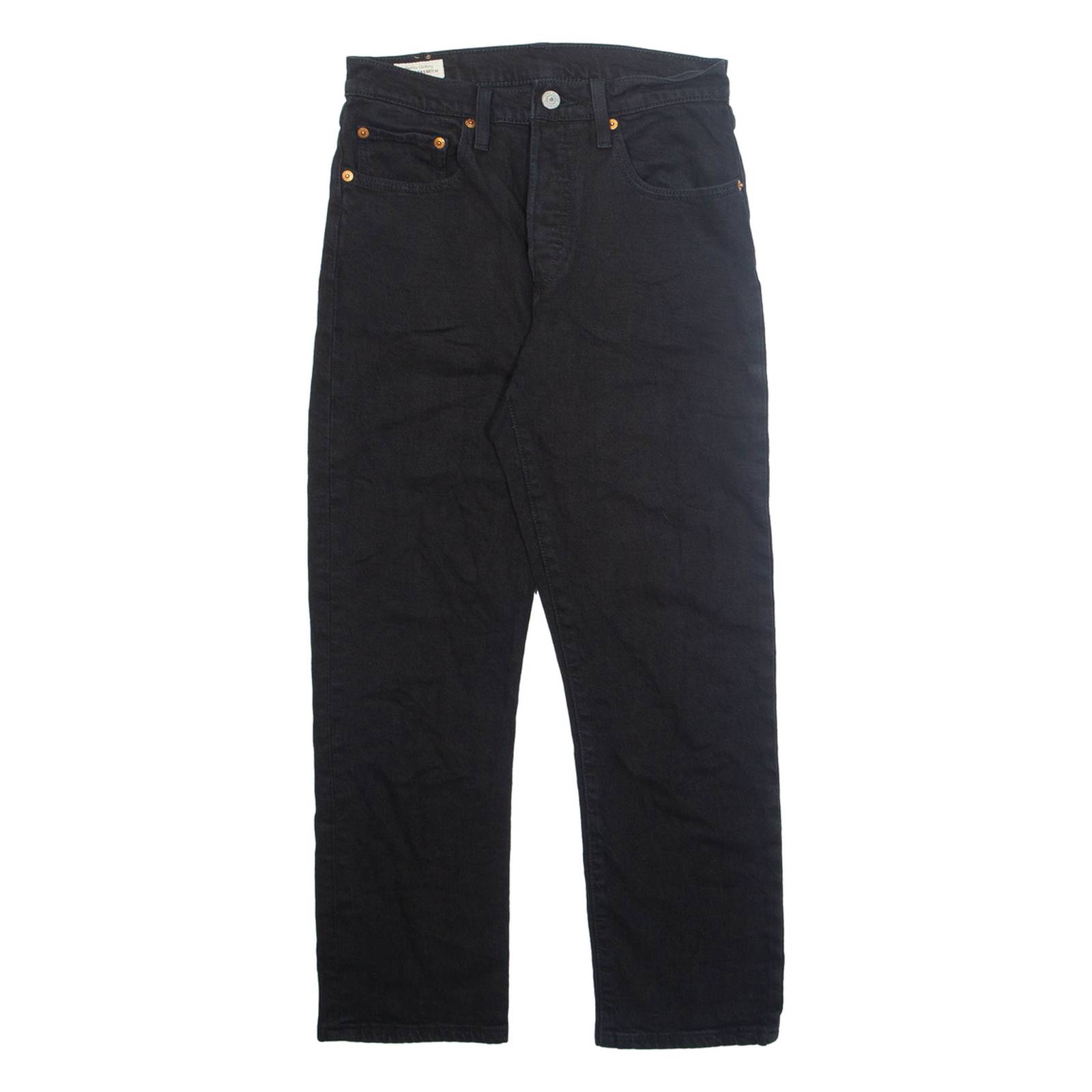 LEVI'S 501 BIG E Jeans Mens Black Regular Straight W27 L26