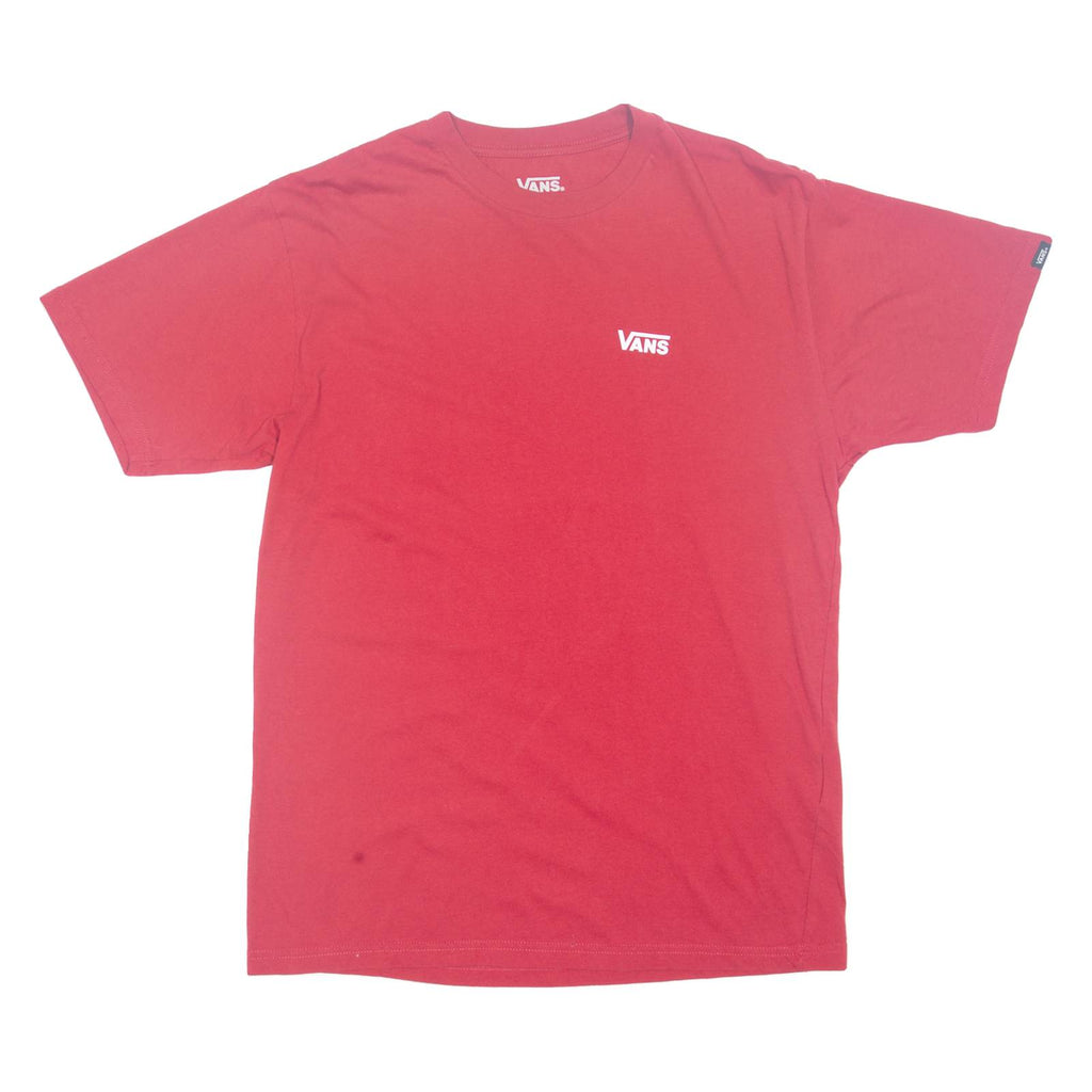 VANS Classic Fit Mens T-Shirt Red M