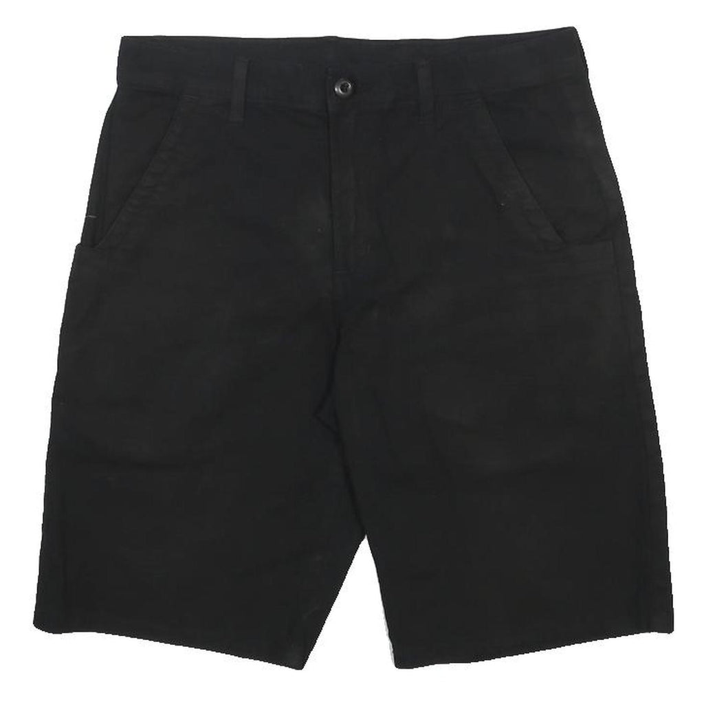DICKIES Mens Black Casual Shorts M W32 Workwear Cotton Blend Utility
