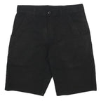 DICKIES Mens Black Casual Shorts M W32 Workwear Cotton Blend Utility
