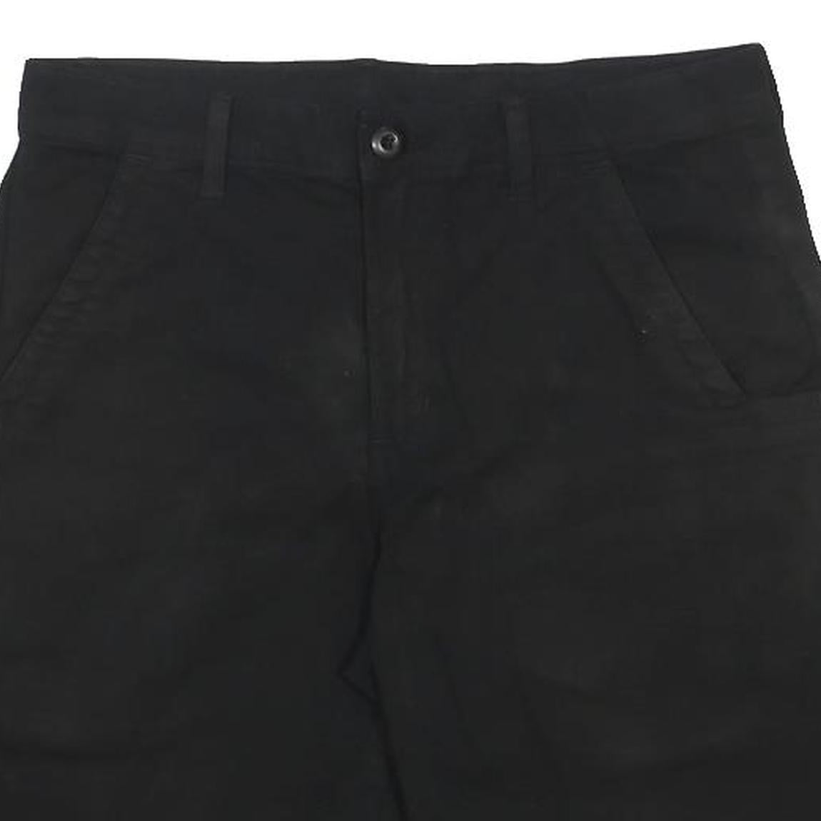 DICKIES Mens Black Casual Shorts M W32 Workwear Cotton Blend Utility