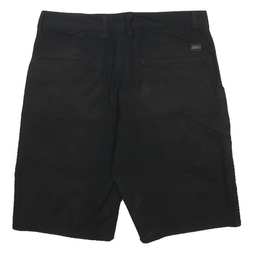 DICKIES Mens Black Casual Shorts M W32 Workwear Cotton Blend Utility