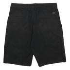 DICKIES Mens Black Casual Shorts M W32 Workwear Cotton Blend Utility