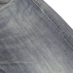 LEVI'S 501 Mens Jeans Blue Regular Straight Denim Medium W32 L32 Classic Button