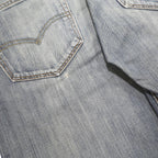 LEVI'S 501 Mens Jeans Blue Regular Straight Denim Medium W32 L32 Classic Button