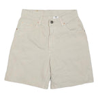 LEVI'S Womens Shorts Beige Casual XS W28 Cotton Blend Comfortable Summer Fit