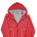 PUMA Womens Red Polyester Blend Jacket UK 8 Zip Hooded Sportswear Lightweight