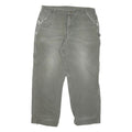 CARHARTT Mens Cotton Blend Green Regular Straight Trousers W40 L32 Workwear