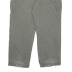 CARHARTT Mens Cotton Blend Green Regular Straight Trousers W40 L32 Workwear