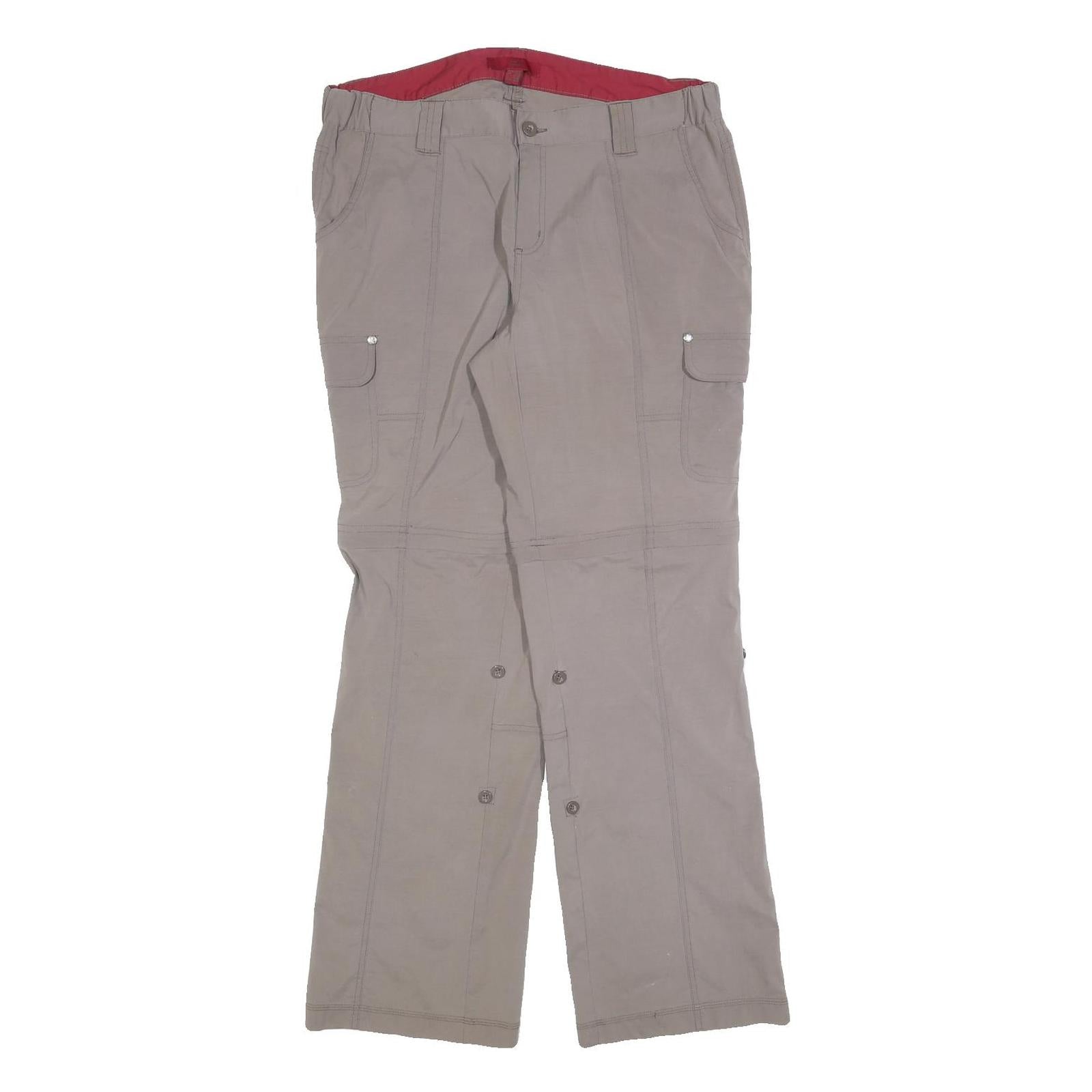 TCM Womens Polyester Blend Beige Regular Leg Trousers W34 L30 Practical Casual