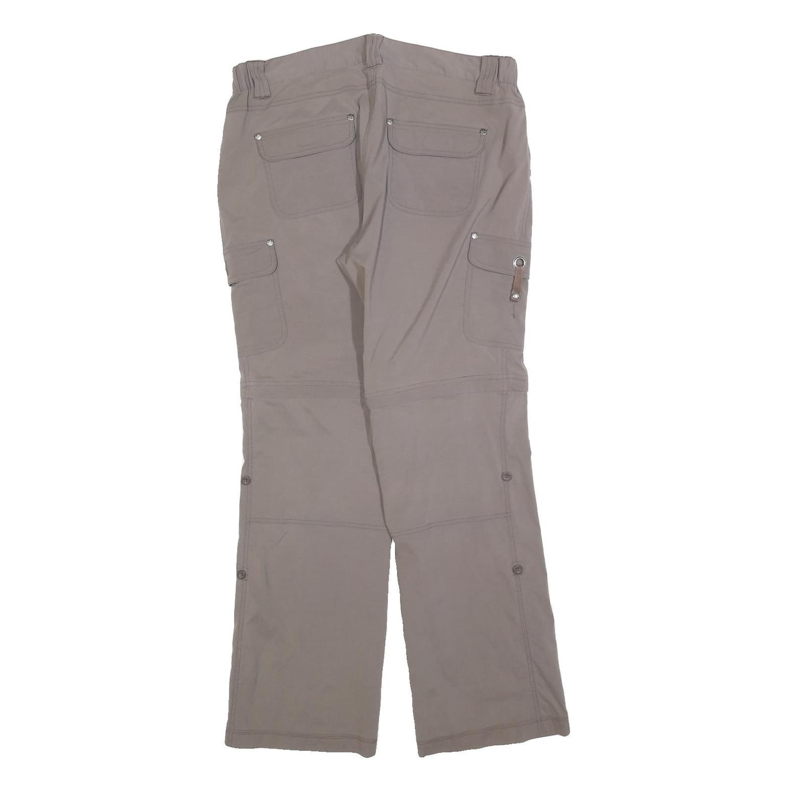 TCM Womens Polyester Blend Beige Regular Leg Trousers W34 L30 Practical Casual