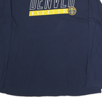 NBA Mens Blue Denver Nuggets Long Sleeve Crew Neck Cotton T-Shirt 2XL