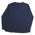 NBA Mens Blue Denver Nuggets Long Sleeve Crew Neck Cotton T-Shirt 2XL