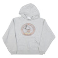 DISNEY Womens Grey Mickey Mouse Hoodie M Cotton Blend Pullover Casual