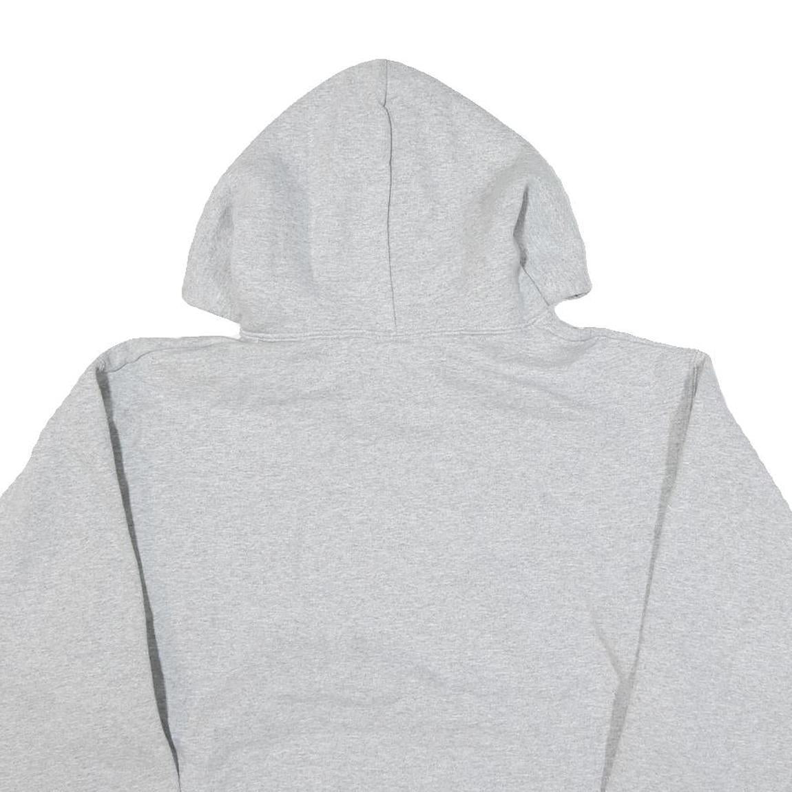 DISNEY Womens Grey Mickey Mouse Hoodie M Cotton Blend Pullover Casual