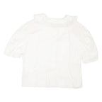 YESSICA Womens Blouse Beige Collared L