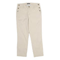 TOMMY HILFIGER Mens Cotton Beige Regular Fit Straight Leg Trousers W28 L24