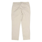 TOMMY HILFIGER Mens Cotton Beige Regular Fit Straight Leg Trousers W28 L24