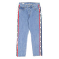 LEVI'S 501 BIG E Jeans Spell Out Womens Blue Regular Straight W26 L25