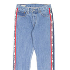 LEVI'S 501 BIG E Jeans Spell Out Womens Blue Regular Straight W26 L25