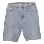 WRANGLER Mens Denim Blue Casual Shorts XL W34 Cotton Blend Classic Fit