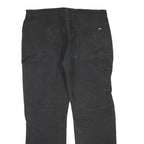 DICKIES Mens Black Regular Straight Denim W40 L32 Workwear Zip Closure Jeans